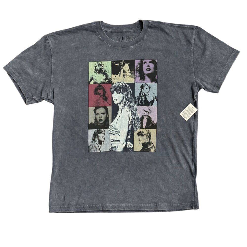 NWT Taylor Swift THE ERAS INTERNATIONAL TOUR sz 2XL Mineral Wash Gray Tee 2024